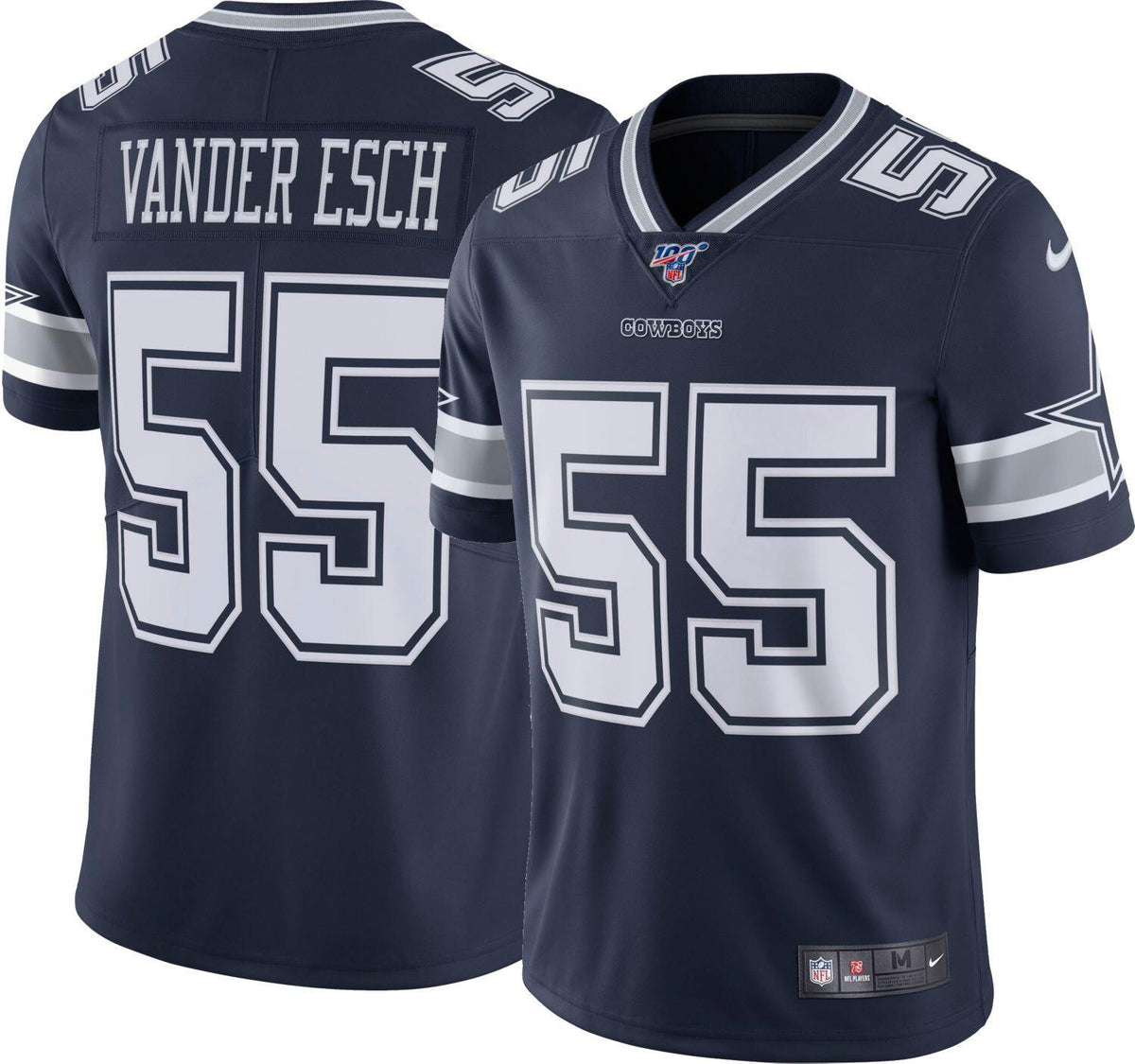 Leighton Vander Esch Dallas Cowboys navy Vapor jersey
