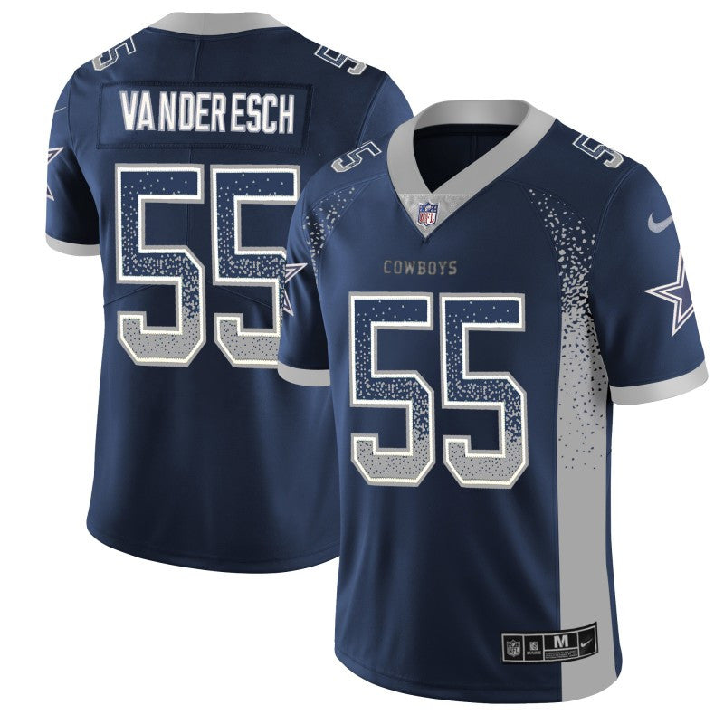 Leighton Vander Esch Dallas Cowboys navy Color Rush jersey