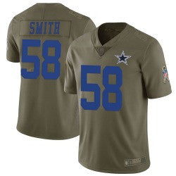 Aldon Smith Dallas Cowboys green Salute To Service jersey