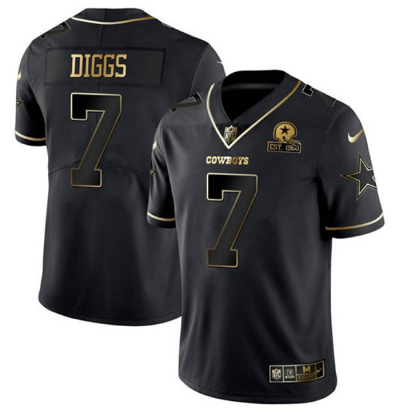 Trevon Diggs Dallas Cowboys black Limited jersey