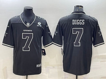 Trevon Diggs Dallas Cowboys black Limited jersey