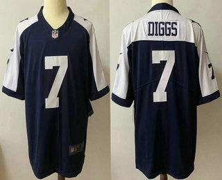 Trevon Diggs Dallas Cowboys blue Vapor jersey