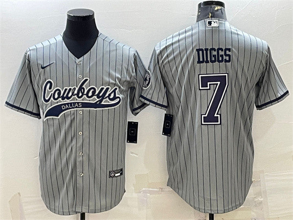Trevon Diggs Dallas Cowboys gray jersey