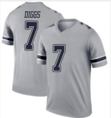Trevon Diggs Dallas Cowboys gray Vapor jersey