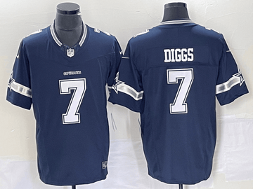 Trevon Diggs Dallas Cowboys navy FUSE jersey