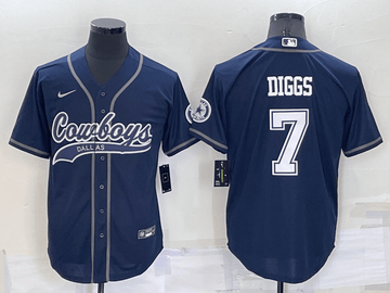 Trevon Diggs Dallas Cowboys navy jersey