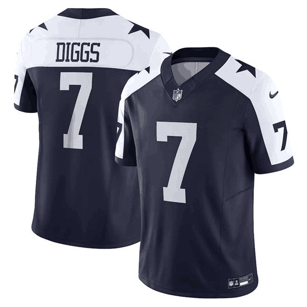 Trevon Diggs Dallas Cowboys navy Limited jersey