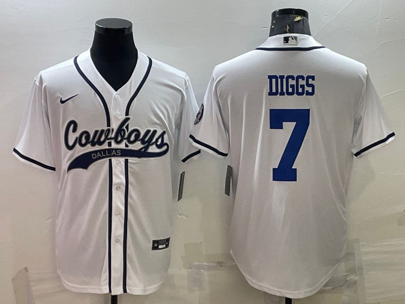 Trevon Diggs Dallas Cowboys white jersey