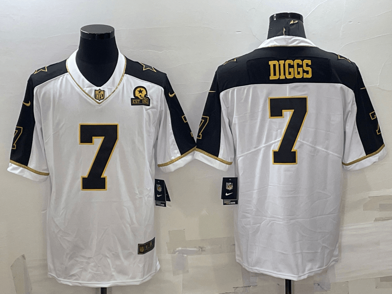 Trevon Diggs Dallas Cowboys white Limited jersey