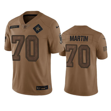 Zack Martin Dallas Cowboys brown Salute To Service jersey