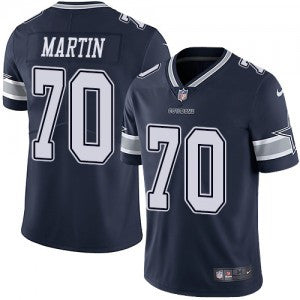Zack Martin Dallas Cowboys navy Vapor jersey