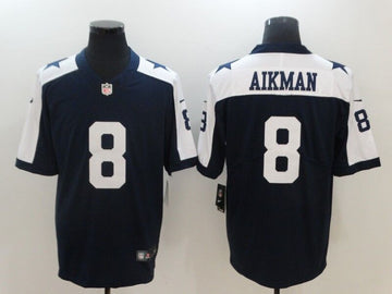 Troy Aikman Dallas Cowboys navy Vapor jersey