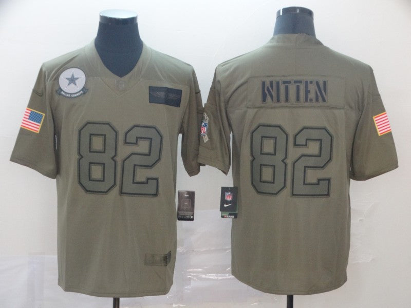 Jason Witten Dallas Cowboys camo Salute To Service jersey