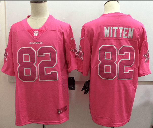 Jason Witten Dallas Cowboys pink Limited jersey