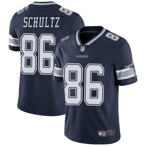 Dalton Schultz Dallas Cowboys navy Vapor jersey