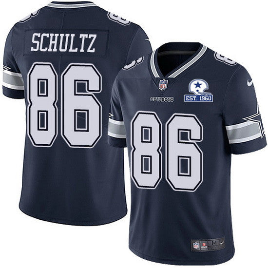 Dalton Schultz Dallas Cowboys navy Limited jersey