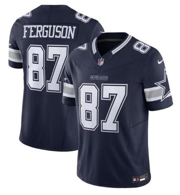 Jake Ferguson Dallas Cowboys navy Untouchable jersey