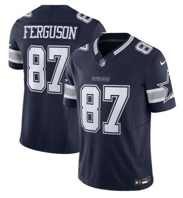 Jake Ferguson Dallas Cowboys navy Untouchable jersey