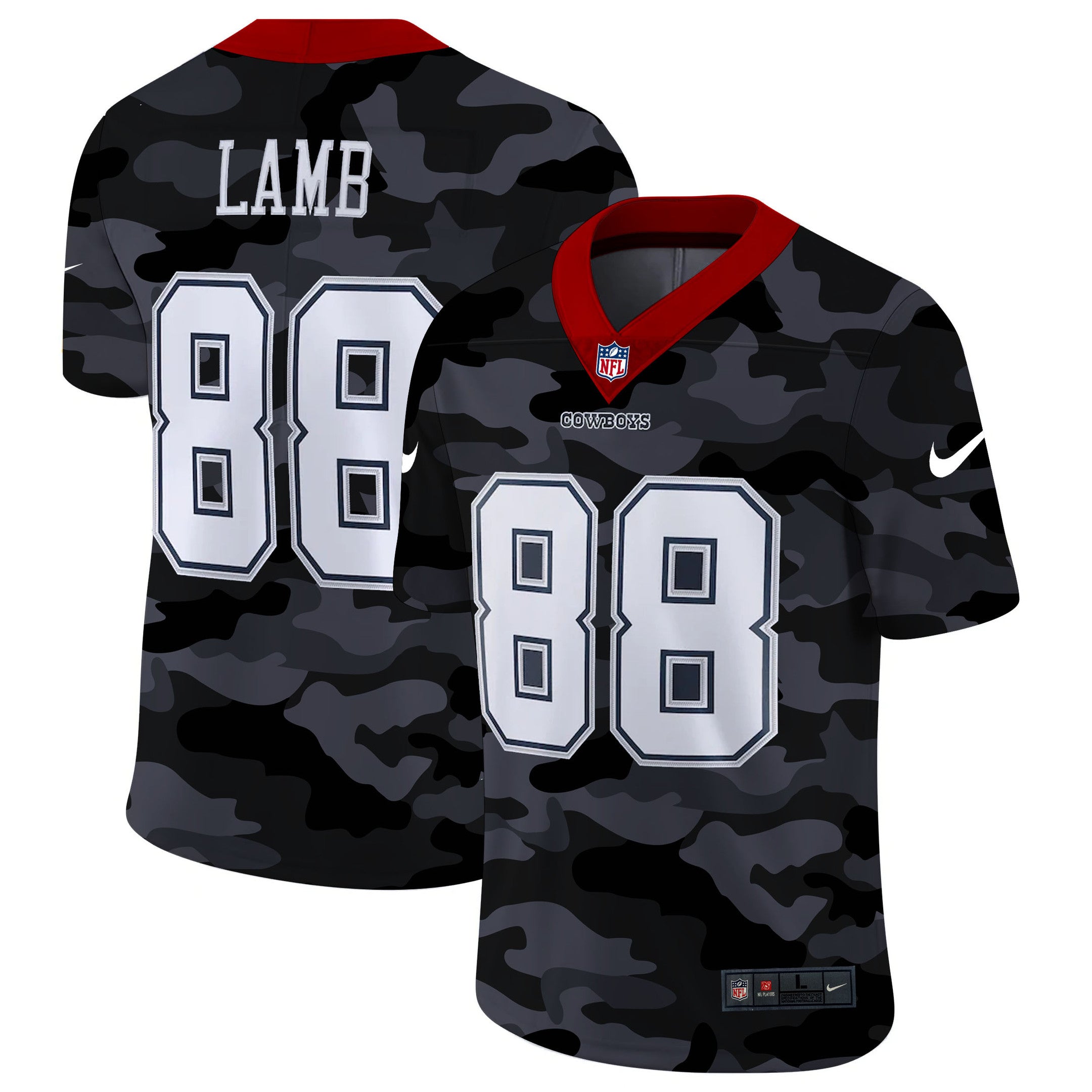 CeeDee Lamb Dallas Cowboys camo Limited jersey