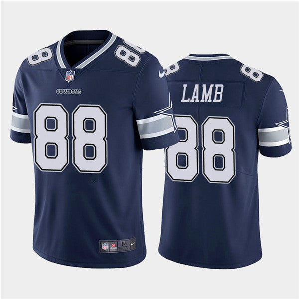 CeeDee Lamb Dallas Cowboys navy Vapor jersey
