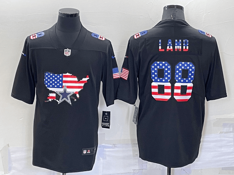 CeeDee Lamb Dallas Cowboys black Color Rush jersey