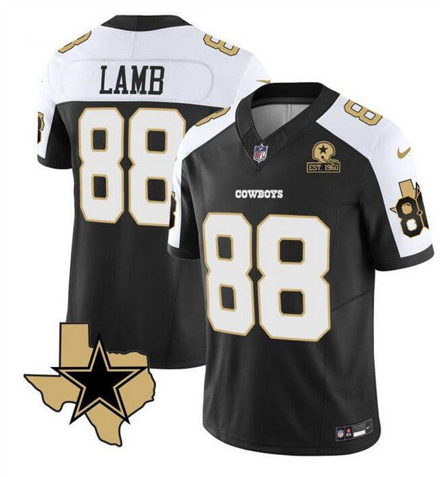 CeeDee Lamb Dallas Cowboys black jersey