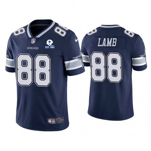 CeeDee Lamb Dallas Cowboys navy Vapor jersey