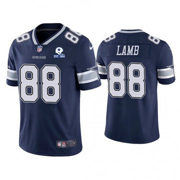 CeeDee Lamb Dallas Cowboys navy Vapor jersey