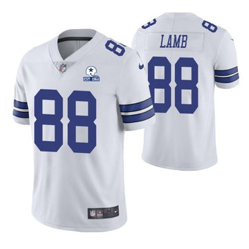 CeeDee Lamb Dallas Cowboys white Vapor jersey