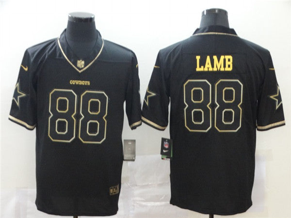 CeeDee Lamb Dallas Cowboys black jersey