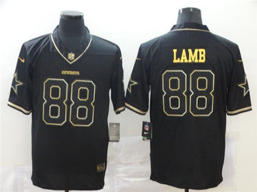 CeeDee Lamb Dallas Cowboys black jersey