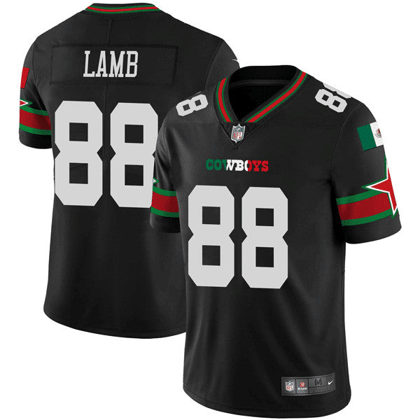 CeeDee Lamb Dallas Cowboys black Vapor jersey