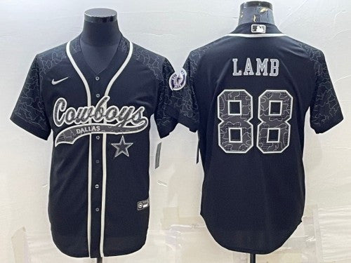CeeDee Lamb Dallas Cowboys black jersey