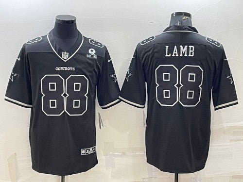 CeeDee Lamb Dallas Cowboys black Limited jersey
