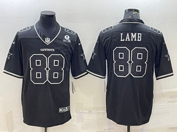 CeeDee Lamb Dallas Cowboys black Limited jersey
