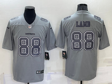 CeeDee Lamb Dallas Cowboys gray Fashion jersey