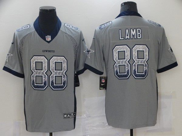 CeeDee Lamb Dallas Cowboys gray Elite jersey