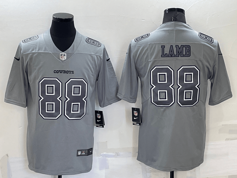 CeeDee Lamb Dallas Cowboys grey Vapor jersey