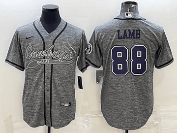 CeeDee Lamb Dallas Cowboys grey jersey