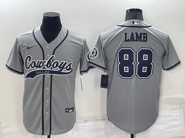 CeeDee Lamb Dallas Cowboys grey jersey