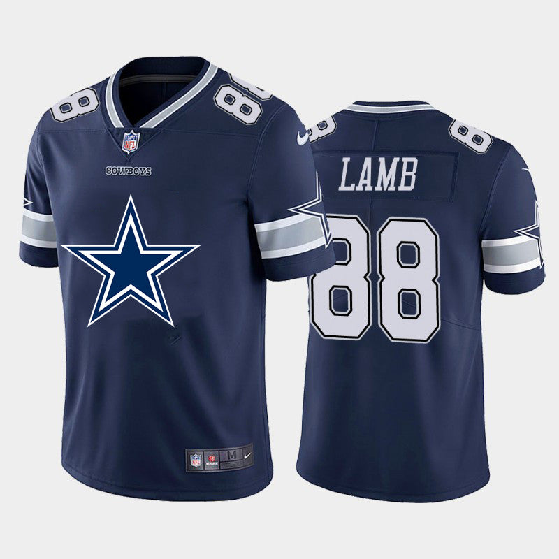 CeeDee Lamb Dallas Cowboys navy Limited jersey