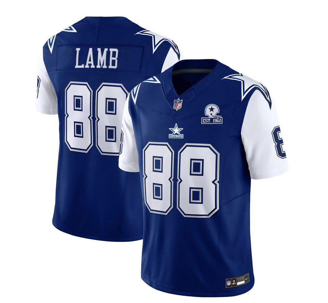 CeeDee Lamb Dallas Cowboys navy Vapor jersey