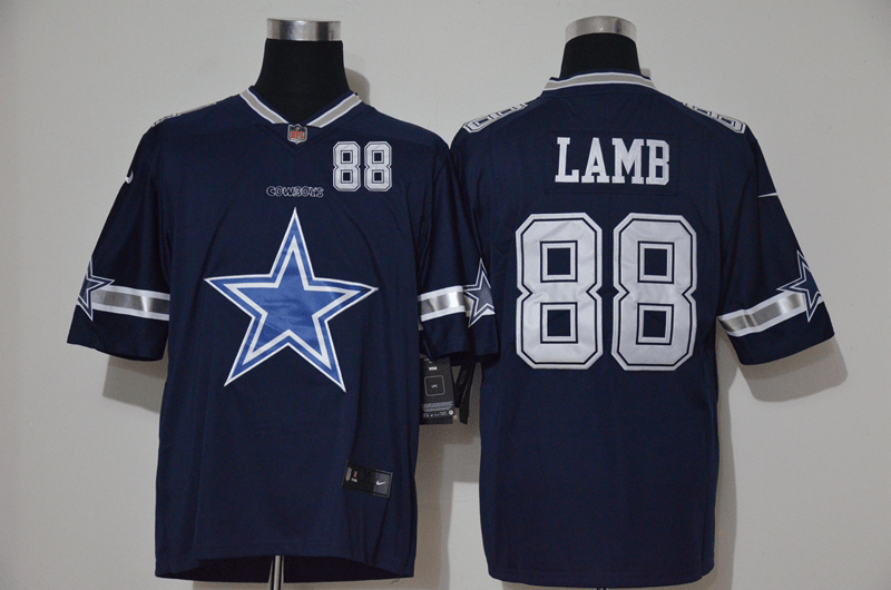 CeeDee Lamb Dallas Cowboys navy Vapor jersey