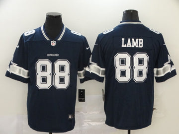 CeeDee Lamb Dallas Cowboys navy Vapor jersey