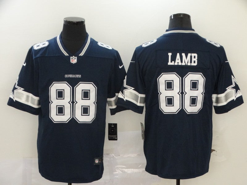 CeeDee Lamb Dallas Cowboys navy Vapor jersey