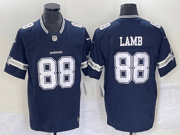 CeeDee Lamb Dallas Cowboys navy FUSE jersey
