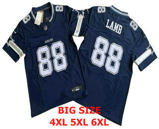 CeeDee Lamb Dallas Cowboys navy FUSE jersey
