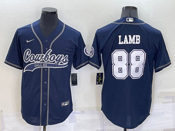 CeeDee Lamb Dallas Cowboys navy jersey
