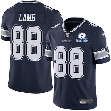 CeeDee Lamb Dallas Cowboys navy Limited jersey
