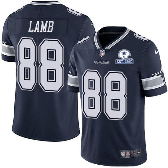 CeeDee Lamb Dallas Cowboys navy Limited jersey